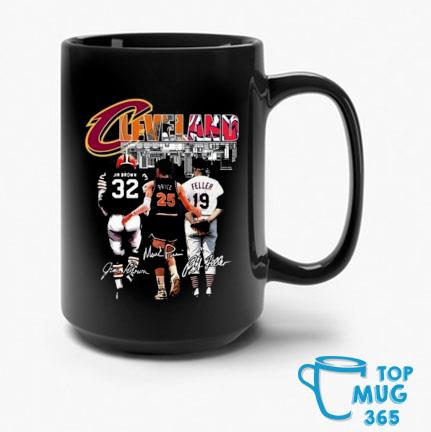 Official cleveland Browns Jim Brown Cavaliers Price And Guardians Feller T  Shirt, hoodie, sweater, long sleeve and tank top