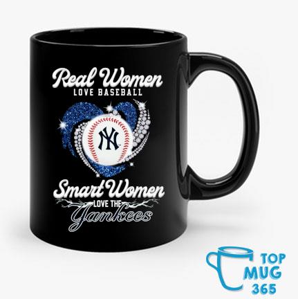 Official real women love baseball smart women love the yankees diamond  heart T-shirt, hoodie, sweater, long sleeve and tank top