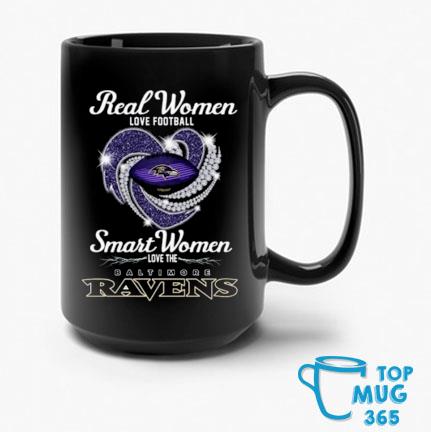 Real women love football smart women love the Baltimore Ravens heart logo  shirt, hoodie, sweater, long sleeve and tank top