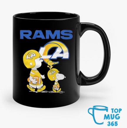 Los Angeles Rams Peanut Characters In October We Wear Pink 2023 Shirt