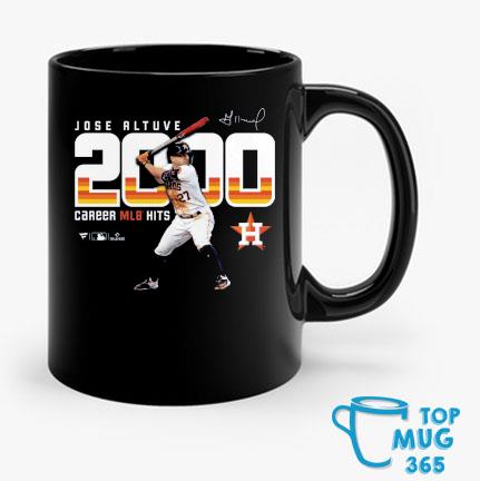 Original Jose Altuve Houston Astros 2,000 Career Hits Signature T