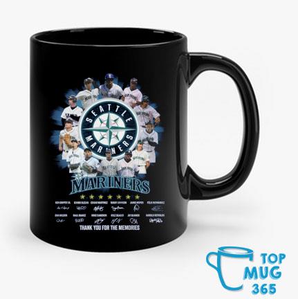 Original Seattle Mariners Thank You For The Memories Signatures T-shirt,Sweater,  Hoodie, And Long Sleeved, Ladies, Tank Top