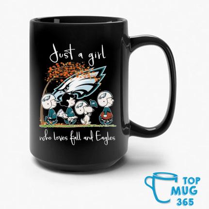 Just A Girl Who Love Fall And Philadelphia Eagles Peanuts Snoopy Tshirt,  hoodie, sweater, long sleeve and tank top