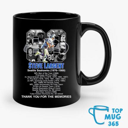 Official steve Largent Seattle Seahawks Thank You For The Memories Shirt,  hoodie, sweater, long sleeve and tank top