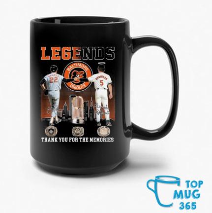 Legends Baltimore Orioles Palmer And Robinson Thank You For The Memories T- Shirt, hoodie, sweater and long sleeve