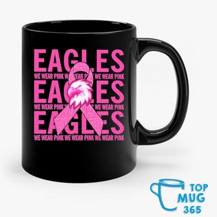 Philadelphia Eagles Mascot We Wear Pink Cancer Shirt, hoodie, sweater, long  sleeve and tank top