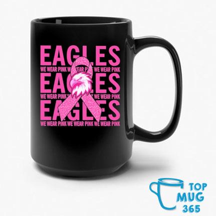 Philadelphia Eagles Mascot We Wear Pink Cancer Shirt, hoodie, sweater, long  sleeve and tank top